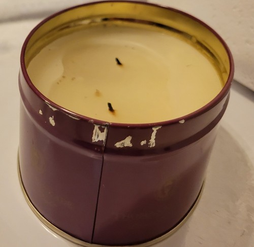 Thomas Kinkade Twilight Cottage Candles Vanela Fragrant Tin Used - Picture 8 of 19