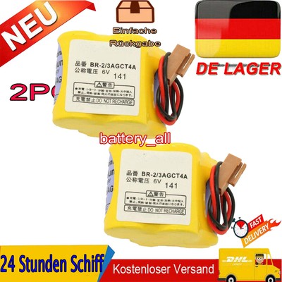 Akku für FANUC Backup Power A06B6114K504, A98L00310025, BR-2/3AGCT4A 4400mAh PLC