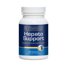 Rx Vitamins Hepato Support for Dogs Cats, 180 Capsules