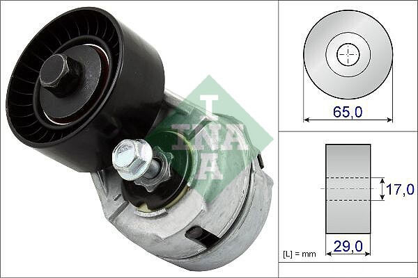 INA 534 0109 20 Riemenspanner, Keilrippenriemen For Alfa Romeo Fiat Lancia-image