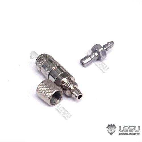 LESU Metal Tubing Connector D for Tamiye 1/14 DIY RC Dump Truck Hydraulic Model