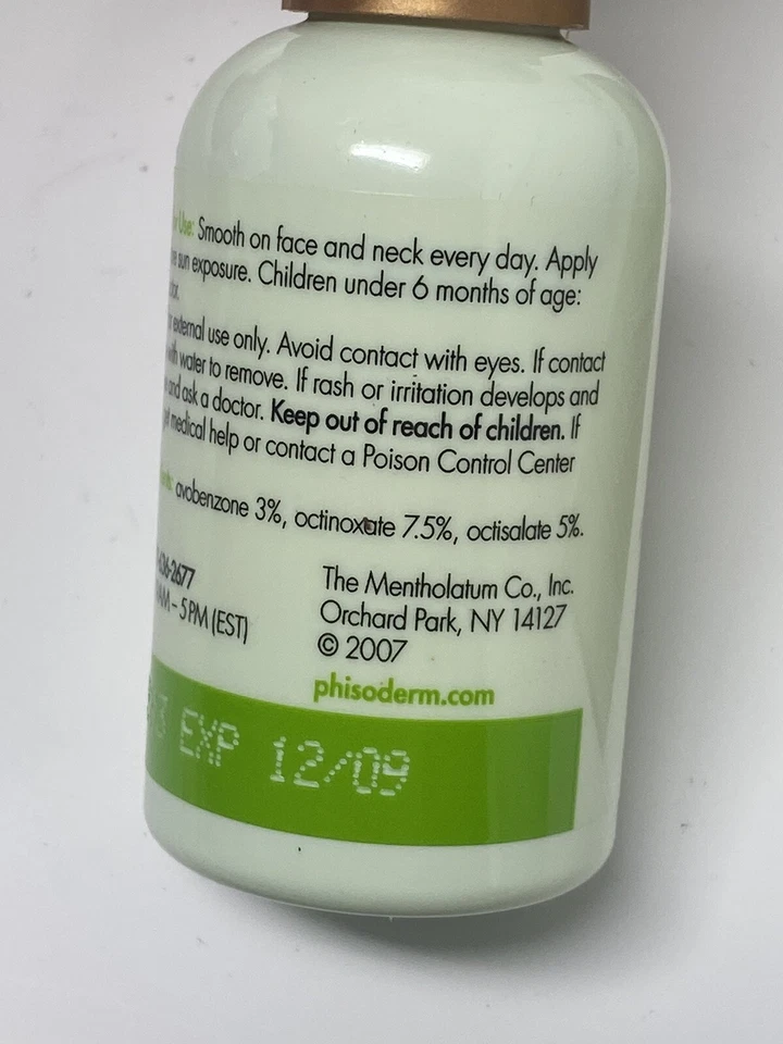 Phisoderm Daily Moisturizer pH Balanced 2 Oz. Discontinued Exp 12/2009 New - Image 4 of 4
