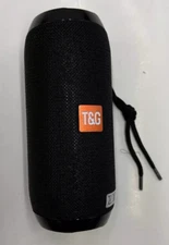 T&G TG117 Portable Bluetooth Speaker, 10 Watts, Freestanding, Black