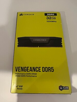 Corsair Vengeance 32GB (2x16GB) PC5-41600 (DDR5-5200) Memory NEW - Fast Ship!