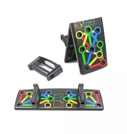 14in1 Push Up Board Fitness Workout Training Home Gym Exercise Pushup Step Stand