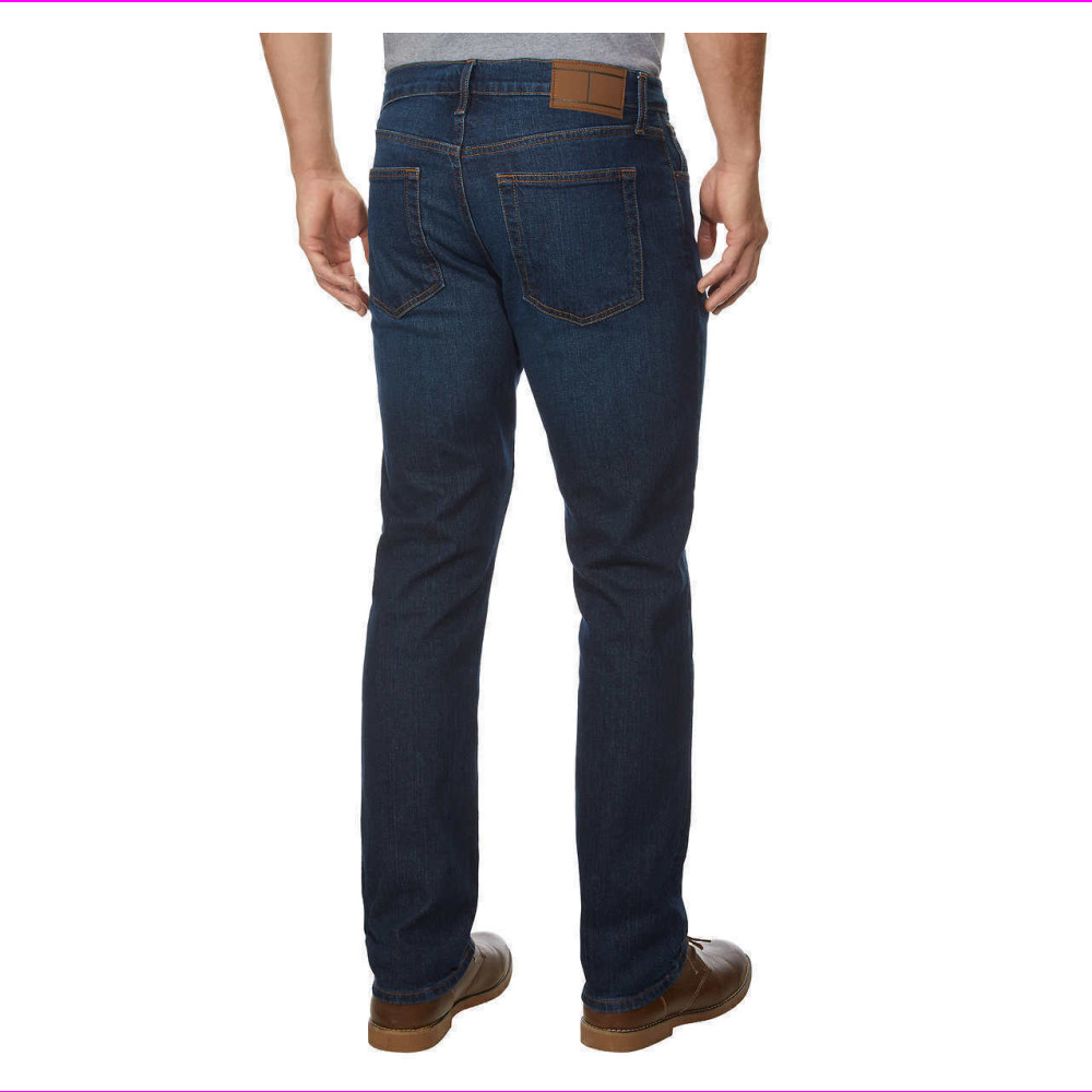 NWT DESIGNER TOMMY HILFIGER DARK WASH STRETCH STRAIGHT JEANS CHOOSE /SIZES