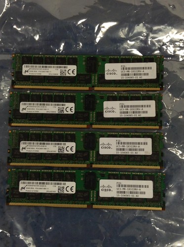 Cisco MICRON MTA36ASF4G72PZ 2G3B1IG 32GB 2Rx4 PC4 DDR4 Server Memory, WORKING - Photo 6/10