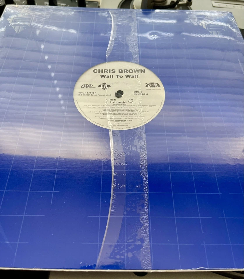 Chris Brown - Wall To Wall Original 2007 Press 12" PROMO In OG Cover SEALED MINT Foto 2 de 2