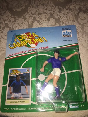 Fernando De Napoli Nazionale 1983 FORZA CAMPIONI SOCCER FIGURE WITH CARD       