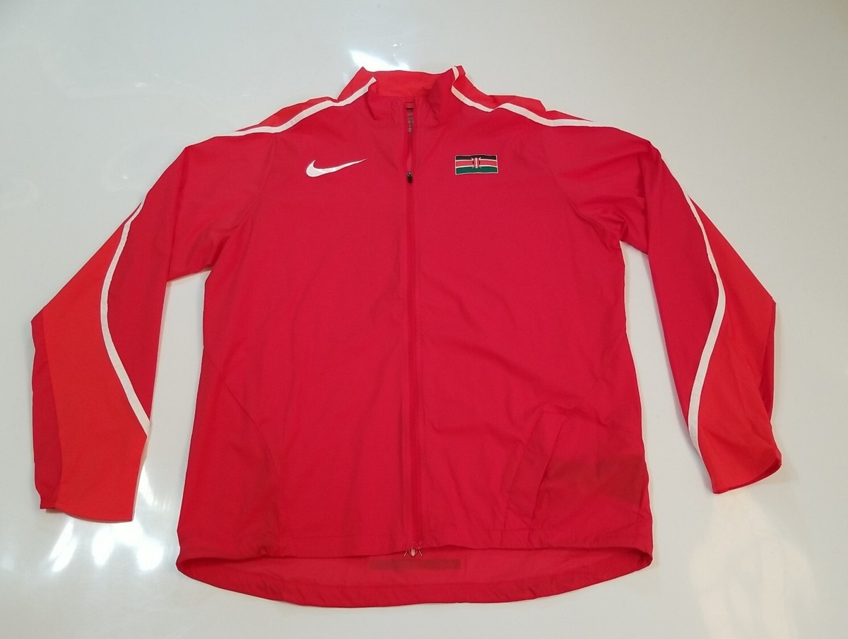 Nike Pro Elite Lightweight Jacket Team Kenya Red Mens Sz M Nike Pro Elite Lightweight Jacket Team Kenya Red Mens Sz M