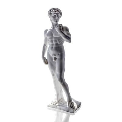 Skulptur Klassische David Michelangelo Marmor Tisch Skulptur Kunst Design H 30cm