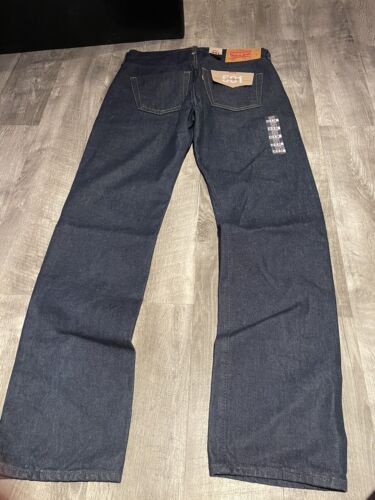 Levi's 501 Jeans Men's Sz 32x34 Original Fit Anchor Stretch Straight NWT Irr - Picture 2 of 6