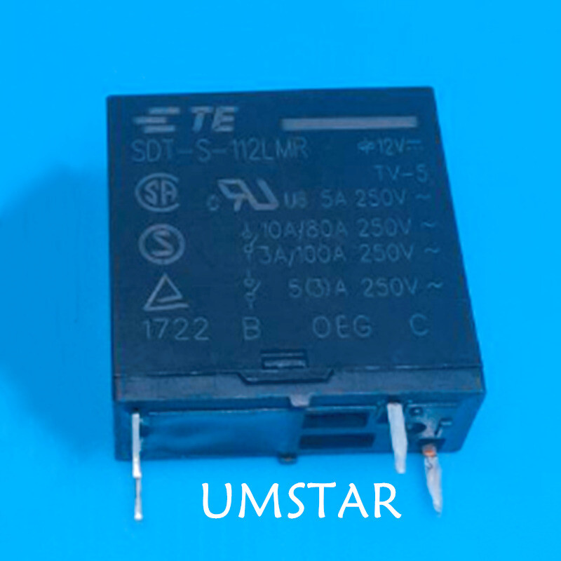 1個 SDT-S-112LMR リレー 12V 10A 4ピン 新品 #A6-14- สถานีตำรวจภูธรตากใบ