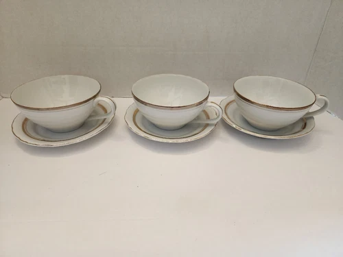 Vintage Royalton China Co Japan Translucent Porcelain  Cups & Saucers 