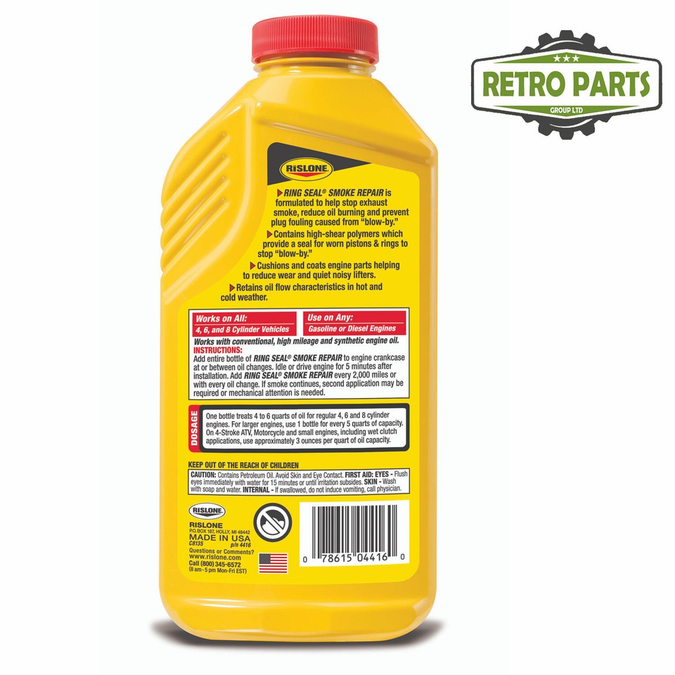 Worn Piston Rings Blue Smoke Treatment For GME Engine Burning Oil Fix eBay