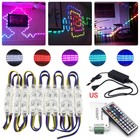 5050 SMD 3 LED Module Strip RGB Light For STORE FRONT Window Sign Bar Lamp Kit