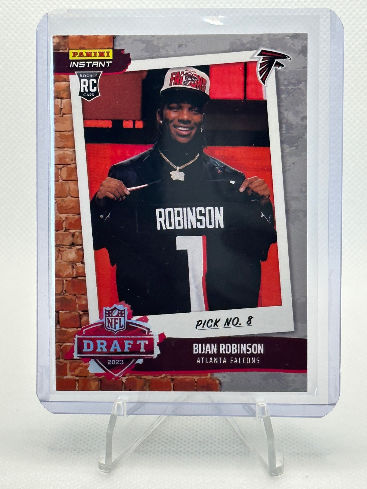 2023 Panini Instant #DN5 Bijan Robinson (RC) /1316 (Draft Night)