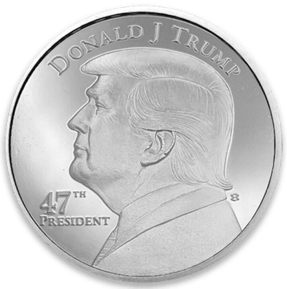47th President Donald J. Trump Silver Round 1 oz .999 Fine Silver