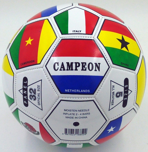 Fifa World Cup Soccer Ball International Country Flags Size 5 Official NEW - Picture 1 of 5