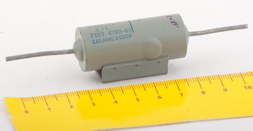 0.22uF 250VDC 127VAC Im 20 A RUSSIAN FEEDTHROUGH PIO CAPACITORS KBP-S - Picture 3 of 4