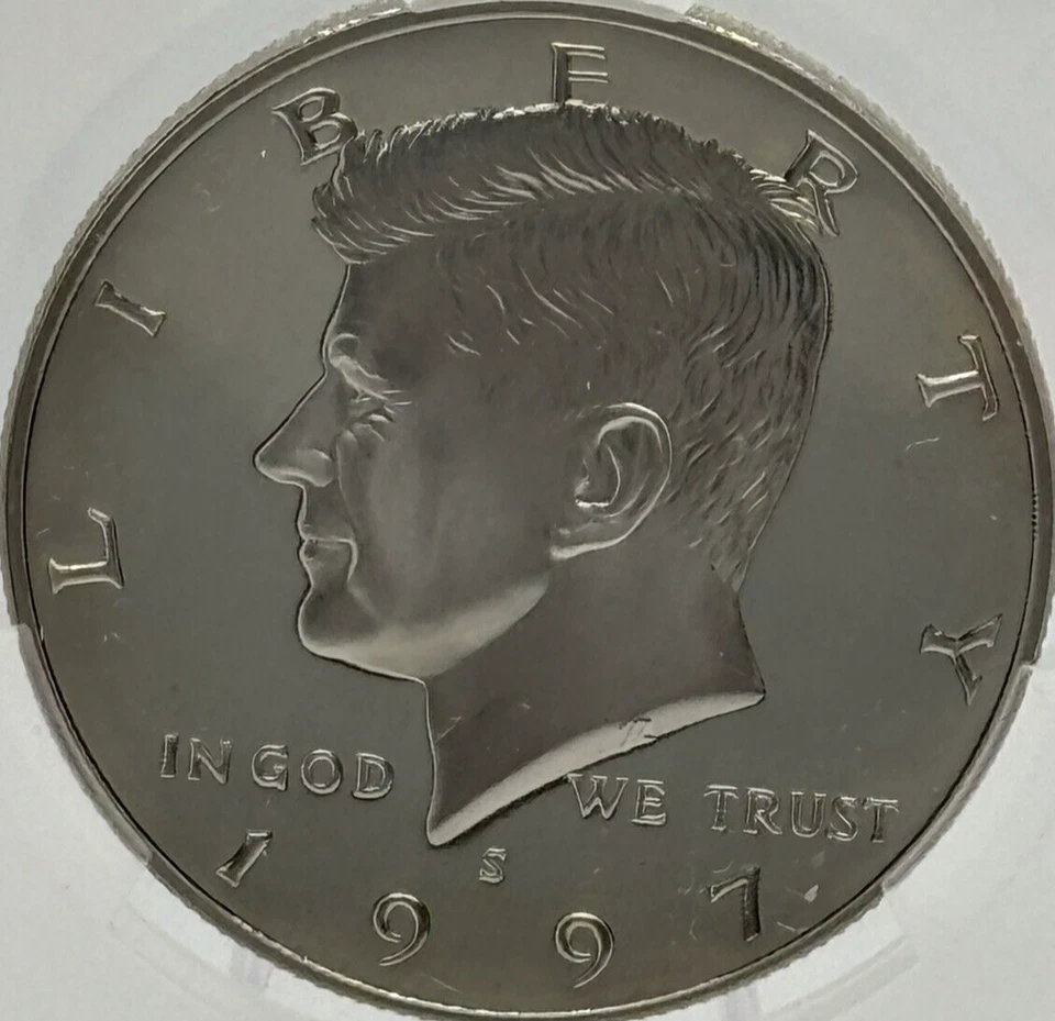 1997 S 50c Kennedy Half Dollar Proof PR 70 DCAM CAC #1086 - Image 3 of 4