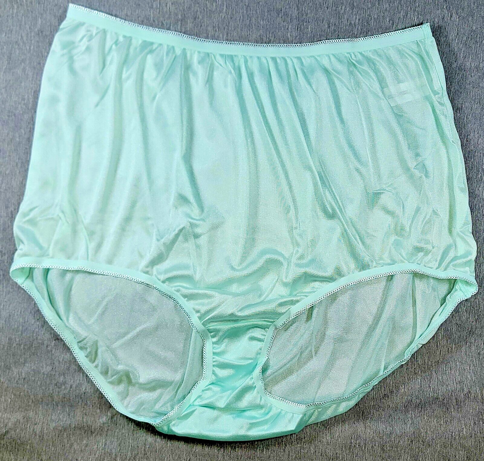 JCPenney Underscore GRANNY Panties BRIEF GREEN Silky … Gem