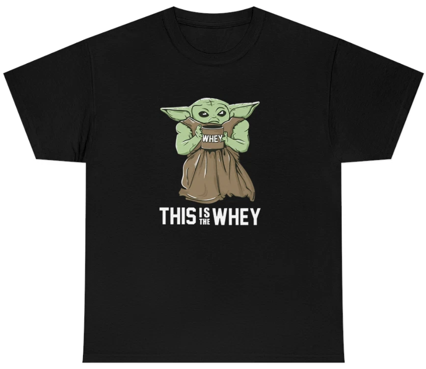 Mens This Is The Whey T Shirt Funny Gym Protein Starwars Baby Yoda Humor Tee
Opens in a new window o