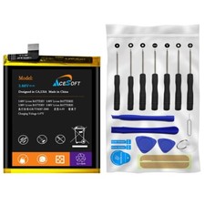 AceSoft 4700mAh Replacement BLP637 Battery Screwdriver Tools for OnePlus 5 A5000