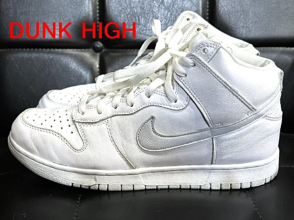 NIKE Men 10.5US   Dunk High White Gray Hi Sp Cz8149-101