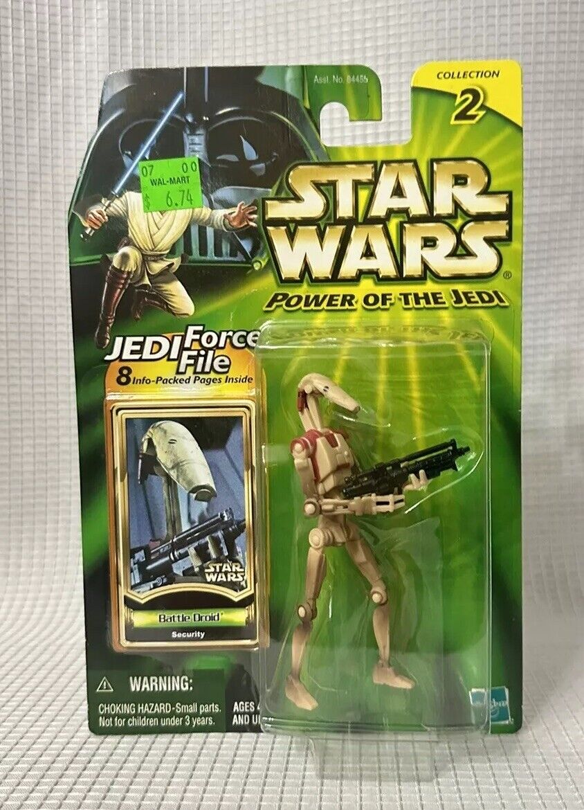 2000 Star Wars BATTLE DROID-Security POTJ Power of the Jedi Action Figure New