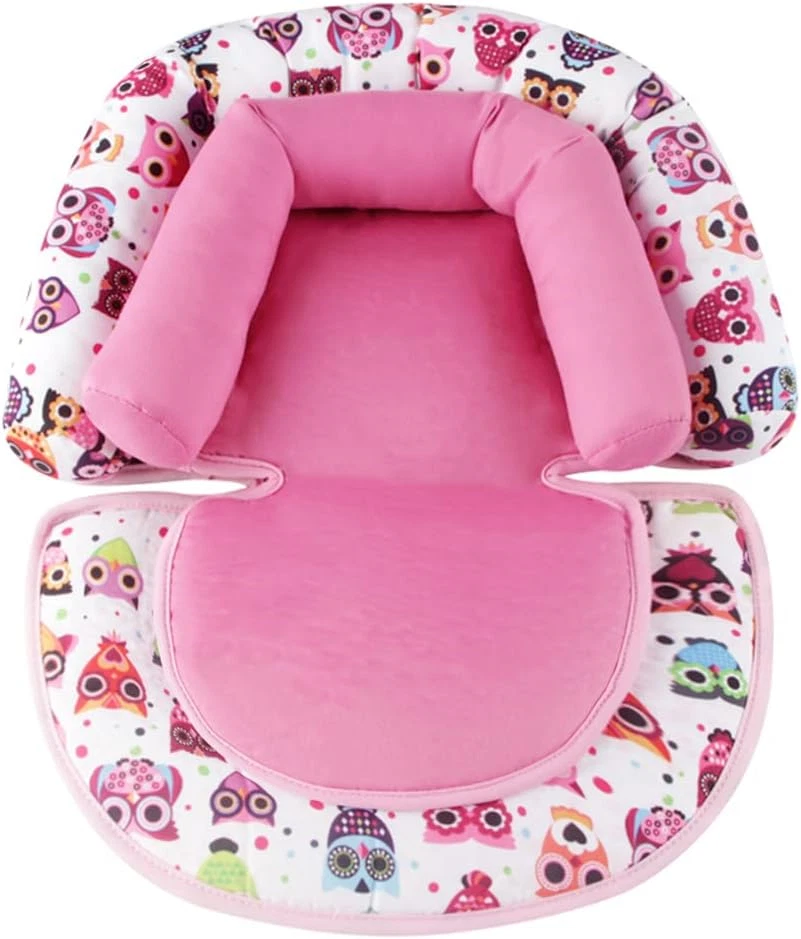 Pink car seat head support cheap