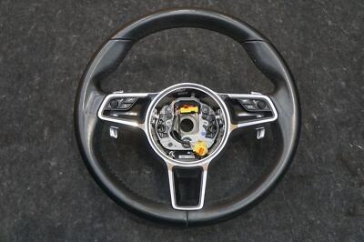 Driver Multifunction Steering Wheel Black OEM 95B419091 Porsche Macan 95B 15-23