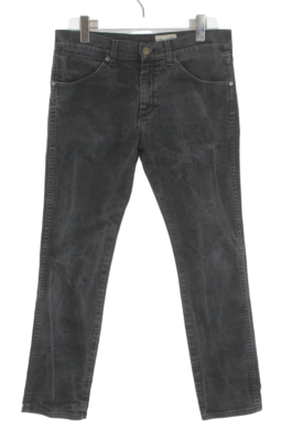 Wrangler Vegas Jeans Herren W33/L32 Skinny Fit Reißverschluss Fly Denim  Schwarz | eBay