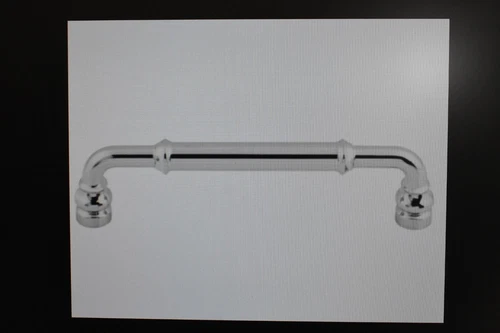 Top Knobs TK884PC Brixton Pull Polished Chrome & Hardware 5-1/16" C To C 5-5/8" - Picture 4 of 4