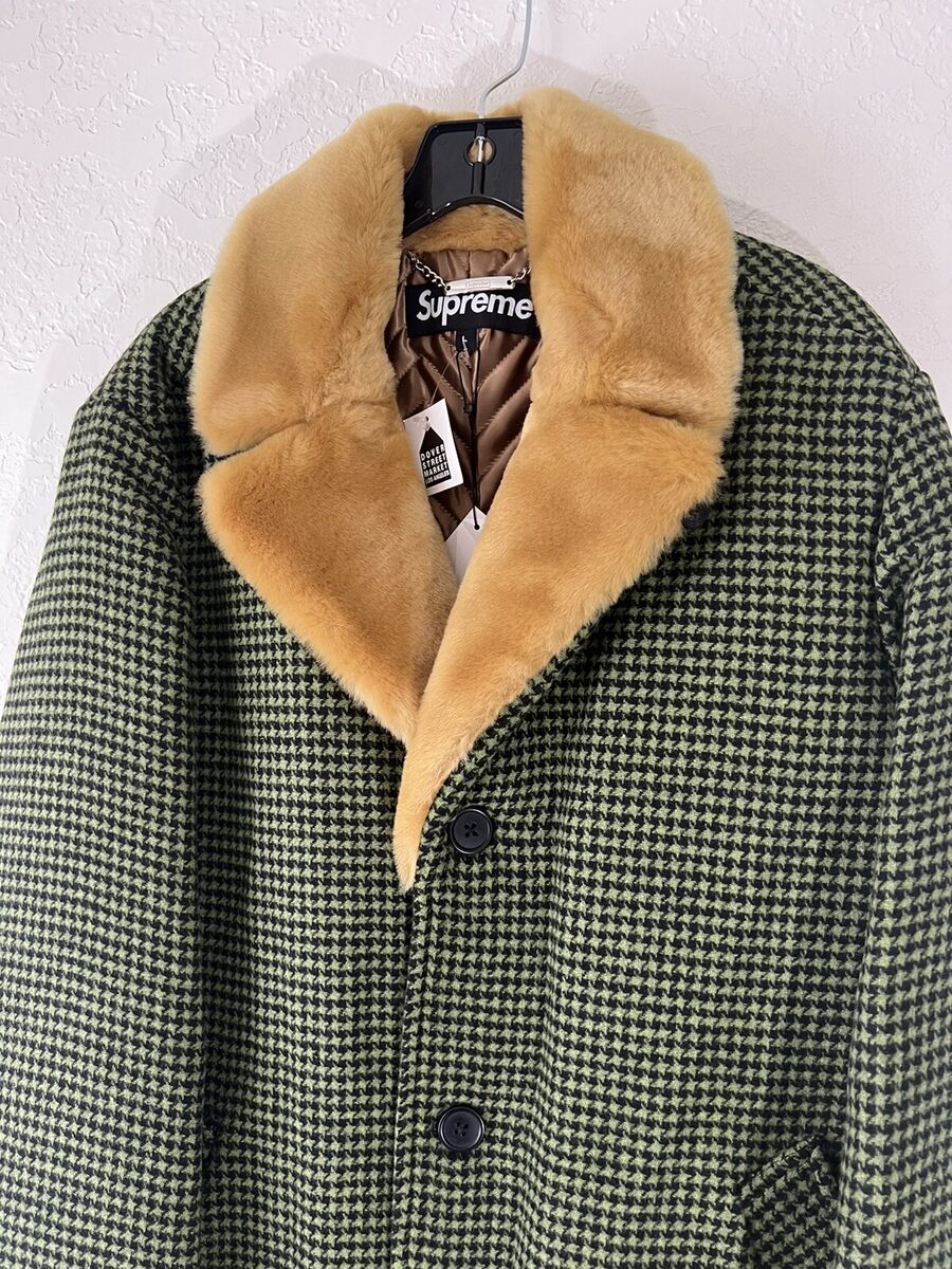 Supreme FW22 Fur Collar Car Coat In Hand Ready To Ship Size Supreme FW22 Fur Collar Car Coat In Hand Ready To Ship Size