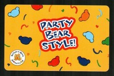 BUILD-A-BEAR WORKSHOP Party Bear Style ( 2008 ) Gift Card ( $0 )