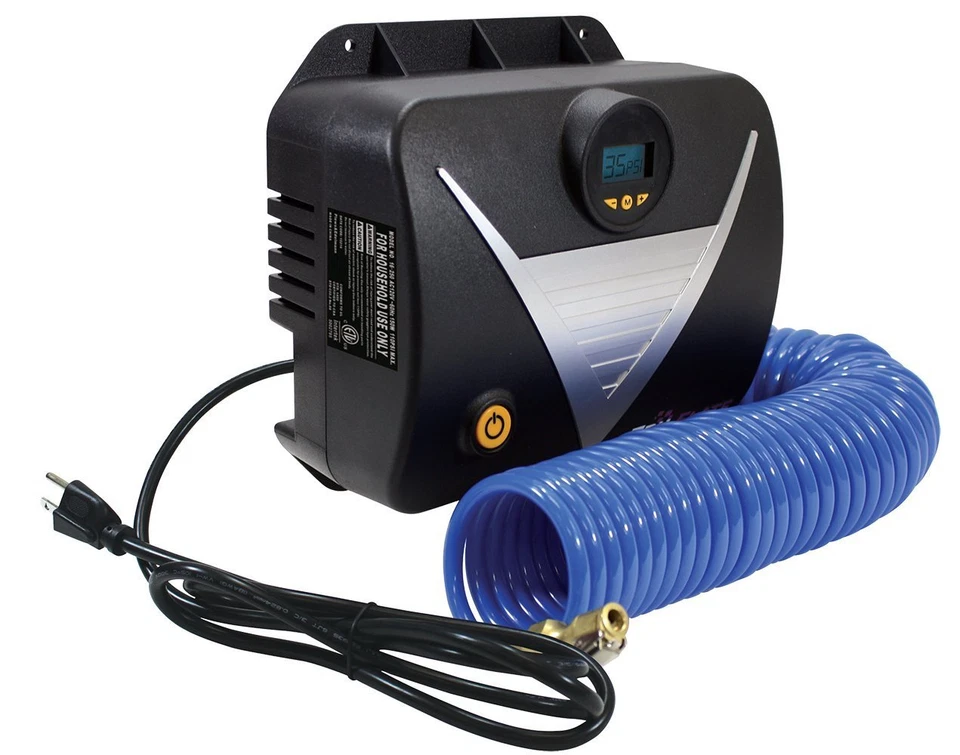 Plews 16-250 Tru-Flate без бака настенное крепление гараж датчик накачки со шлангом 25 футов - Изображение 3 из 4