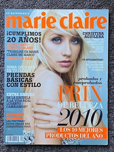 Mexican Marie Claire April 2010 Christina Aguilera
