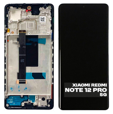 Original Display für Xiaomi Redmi Note 12 Pro 5G OLED Rahmen, Ersatzteile