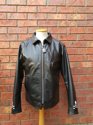レオンパンクス☺︎ NEW AUTHENTIC Mastermind x Vanson Leather Jacket. Made in USA