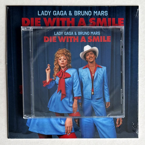 Lady Gaga & Bruno Mars * DIE With a Smile * Limited Edition 7" Vinyl & CD SET prezzo ebay