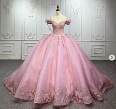 open lace back dress Light Pink Asymmetric Latin Dance Dress  One-Shoulder Design S / As Pictured
