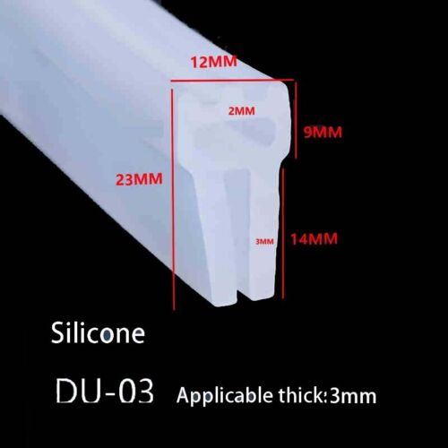 EPDM Rubber U-shaped Sealing Strip with Steel Sheet Protector Edging Trim - Picture 56 of 71
