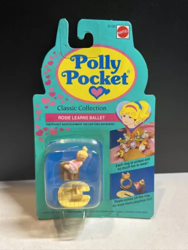 1993 Polly Pocket Vintage Rosie Learns Ballet Bluebird Toys NIP #6132 Classic