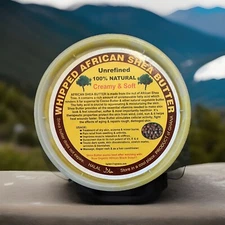 Whipped African Shea Butter 100% Natural and Organic *FREE COMBINED SHIPPING*