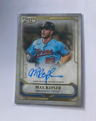 2021 Topps Tier One, Max Kepler Auto (On Card),  Minnesota Twins, /300