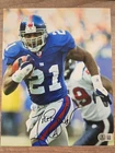 Tiki Barber Autographed 8x10 Beckett CoA BU61158