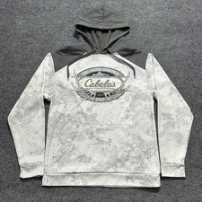 Cabela's Hoodie Mens Medium Camo Pullover Big Game Hunter Antlers 2021