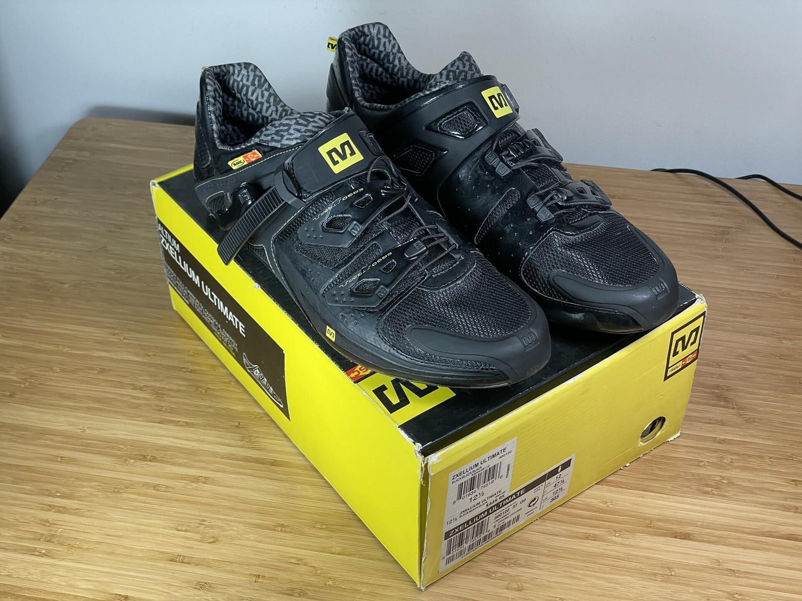 NOS Mavic SSC Zxellium Ultimate Road Bike Shoes 12.5 US 47-1