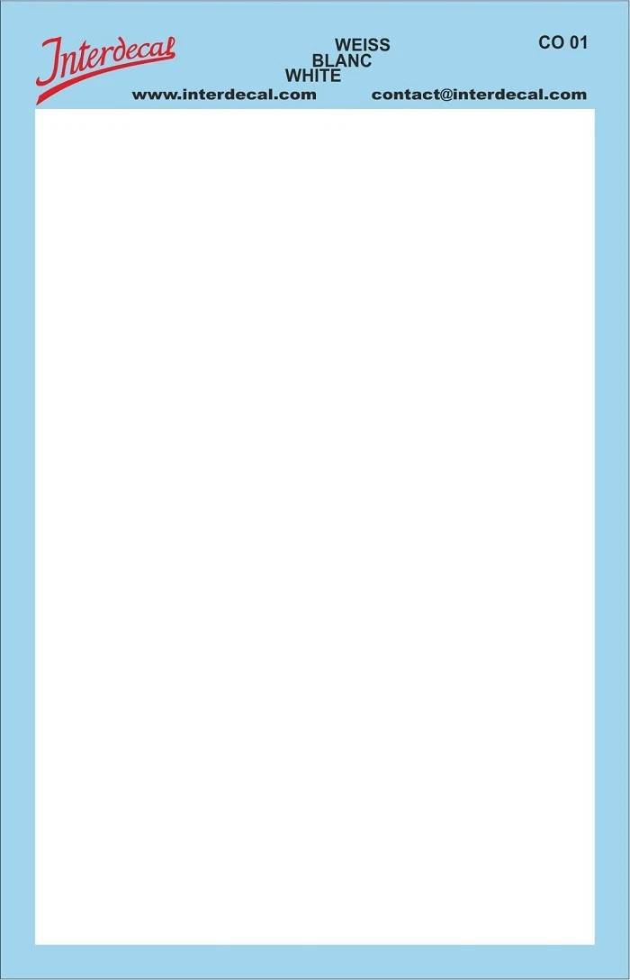 Décalcomanies Vert Unies INTERDECAL - Planches 120x80mm - Papier PL - Neuf